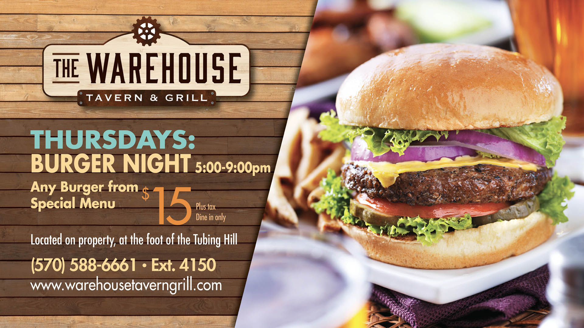 Thursdays: Burger Night